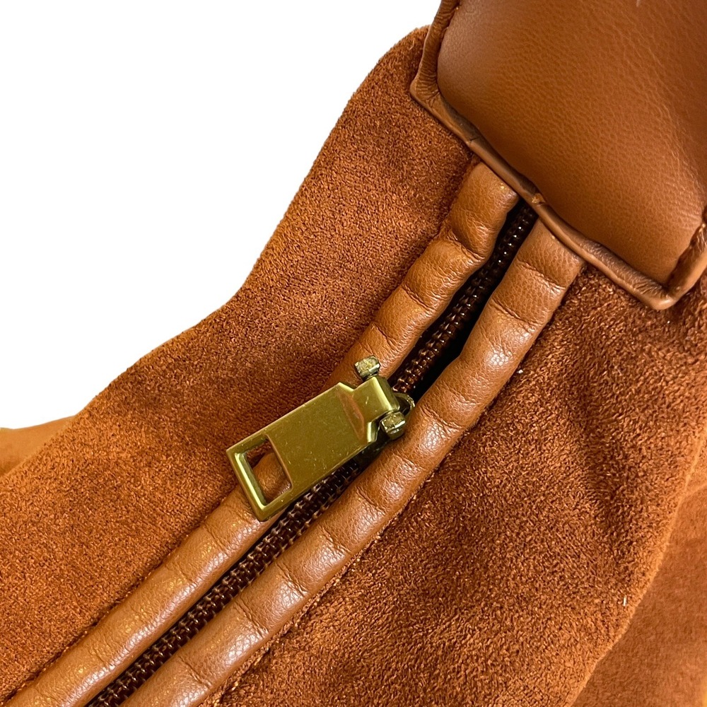 Shiraleah Purse Handbag Decorative Strap Caramel Brown Zip Closure Boho‎ - Picture 6 of 16